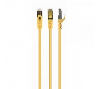Патч корд Cablexpert PP6A-LSZHCU-Y-20M, S/FTP, литий, 50u" штекер із фіксатором, 20 м, жовтий