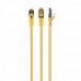 Патч корд Cablexpert PP6A-LSZHCU-Y-20M, S/FTP, литий, 50u" штекер із фіксатором, 20 м, жовтий