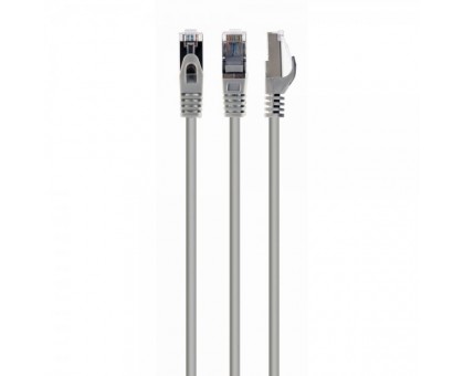 Патч корд Cablexpert PP6A-LSZHCU-25M, S/FTP, литий, 50u" штекер із фіксатором, 25.0 м, сірий Патч корд Cablexpert PP6A-LSZHCU-25M, S/FTP, литий, 50u" штекер із фіксатором, 25.0 м, сірий