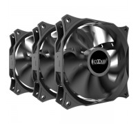 Корпусний вентілятор PCCOOLER DN 120 BK 3in1, чорний