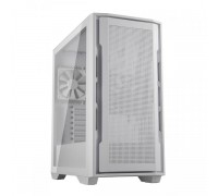 Корпус Cougar UNIFACE White, ігровий, 2*120mm вентилятори передвстановлені, ATX/mATX/mini-ITX, Type C x 1, USB3.0 x 2, Audio x1, скляне вікно, білий