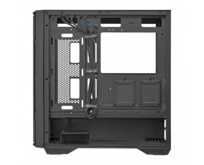 Корпус Cougar UNIFACE, ігровий, 2*120mm вентилятори передвстановлені, ATX/mATX/mini-ITX, Type C x 1, USB3.0 x 2, Audio x1, скляне вікно, чорний