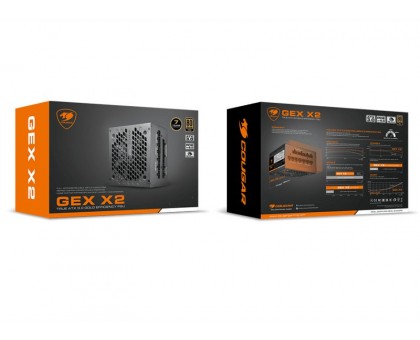 Блок живлення Cougar GEX X2 1000, 1000 Вт, 80 Plus Gold, модульний Блок живлення Cougar GEX X2 1000, 1000 Вт, 80 Plus Gold, модульний