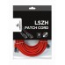 Патч корд Cablexpert PP6A-LSZHCU-R-20M, S/FTP, литий, 50u" штекер із фіксатором, 20 м, червоний