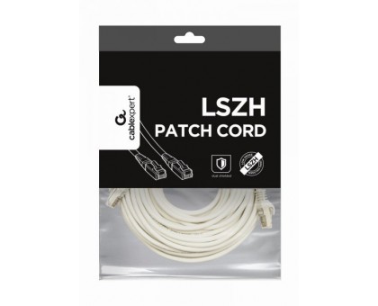 Патч корд Cablexpert PP6A-LSZHCU-W-30M, S/FTP, литий, 50u" штекер із фіксатором, 30 м, білий Патч корд Cablexpert PP6A-LSZHCU-W-30M, S/FTP, литий, 50u" штекер із фіксатором, 30 м, білий