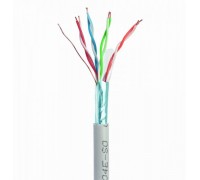 Звита пара, Cablexpert FPC-5004E-SOL/100, CAT5e, одножильна, алюміній під міддю (CCA з AWG24), екранована фольгою, 100 м
