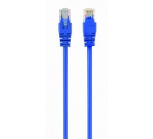 Патч корд Cablexpert PP12-1.5M/B, UTP, категорія. 5E, литий,  50u" штекер із фіксатором, 1.5 м, синій колір