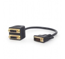 Розгалужувач DVI сигналу Cablexpert A-DVI-2DVI-01, на 2 порти DVI
