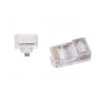 Конектор Cablexpert LC-PTU-01/100, позолочені контакти (100 шт)