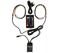 Світлодіодна стрічка Gembird LED-2SU-RGB50-01, з RGB підсвічуванням, 2x50 см, USB живлення
