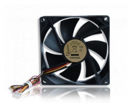 Вентилятор Gembird FANCASE2, для корпуса, 90х90х25мм