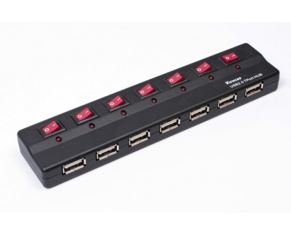 Концентратор Viewcon VE411, USB 2.0 на 7 портів Концентратор Viewcon VE411, USB 2.0 на 7 портів