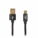 Кабель Cablexpert CCPB-C-USB-04BK, преміум якість USB 2.0 A-тато/C-тато,1 м.