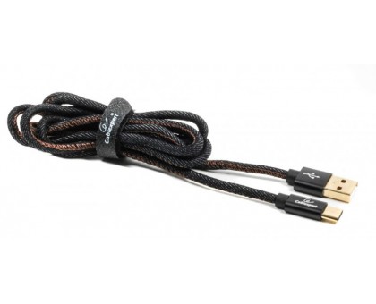 Кабель Cablexpert CCPB-C-USB-04BK, преміум якість USB 2.0 A-тато/C-тато,1 м. Кабель Cablexpert CCPB-C-USB-04BK, преміум якість USB 2.0 A-тато/C-тато,1 м.
