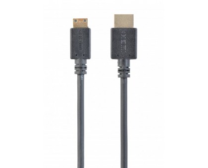 Кабель Cablexpert CC-HDMI4C-10 HDMI-C (mini) HDMI V.2.0, з позолоченими контактами вилка-C (mini) вилка, 3 м Кабель Cablexpert CC-HDMI4C-10 HDMI-C (mini) HDMI V.2.0, з позолоченими контактами вилка-C (mini) вилка, 3 м