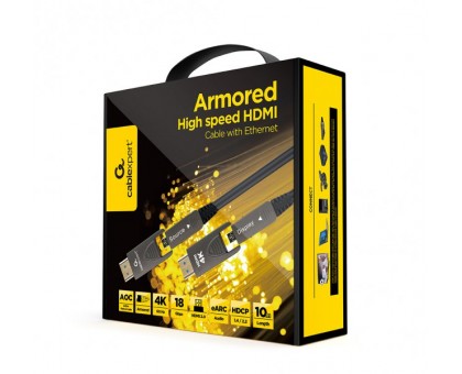 Кабель Cablexpert CCAP-HDMIDD-AOC-10M, HDMI-A/D на A/D V.2.0, вилка/вилка, з позолоченими контактами, 10 м Кабель Cablexpert CCAP-HDMIDD-AOC-10M, HDMI-A/D на A/D V.2.0, вилка/вилка, з позолоченими контактами, 10 м