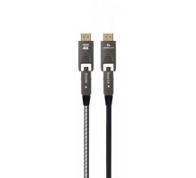 Кабель Cablexpert CCAP-HDMIDD-AOC-30M, HDMI-A/D на A/D V.2.0, вилка/вилка, з позолоченими контактами, 30 м