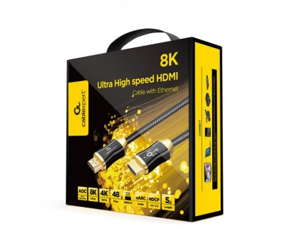 Кабель Cablexpert CCBP-HDMI8K-AOC-5M, HDMI V.2.1, вилка/вилка, з позолоченими контактами, 5 м Кабель Cablexpert CCBP-HDMI8K-AOC-5M, HDMI V.2.1, вилка/вилка, з позолоченими контактами, 5 м