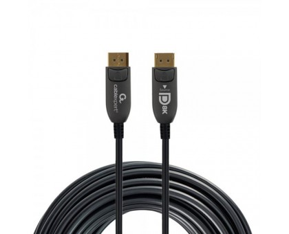 Кабель Cablexpert CC-DP8K-AOC-20M, DisplayPort V.1.4, вилка/вилка, з позолоченими контактами, 20 м Кабель Cablexpert CC-DP8K-AOC-20M, DisplayPort V.1.4, вилка/вилка, з позолоченими контактами, 20 м