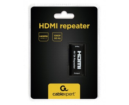 Адаптер (повторювач) Cablexpert DRP-HDMI-02, HDMI "мама" 19 пін /HDMI "мама" 19 пін Адаптер (повторювач) Cablexpert DRP-HDMI-02, HDMI "мама" 19 пін /HDMI "мама" 19 пін