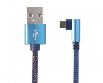 Кабель кутовий Cablexpert CC-USB2J-AMmBML-1M-BL, USB 2.0 A-тато/Micro B-тато, 1,0 м. Кабель кутовий Cablexpert CC-USB2J-AMmBML-1M-BL, USB 2.0 A-тато/Micro B-тато, 1,0 м.