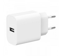 Мережевий зарядний пристрій Gembird TA-UC-1A12-01, 1 USB-A 5V/2.4A (12W), білий