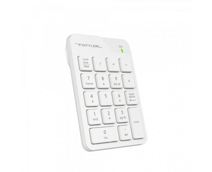 Клавіатура цифрова бездротова A4Tech FGK21C (White), колір білий Клавіатура цифрова бездротова A4Tech FGK21C (White), колір білий
