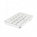 Клавіатура цифрова бездротова A4Tech FGK21C (White), колір білий