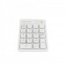 Клавіатура цифрова бездротова A4Tech FGK21C (White), колір білий