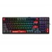Механічна клавіатура A4Tech Bloody S98 (Bloody Red), червоні світчі, RGB підсвічування клавіш, USB, чорна