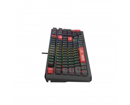 Механічна клавіатура A4Tech Bloody S98 (Bloody Red), червоні світчі, RGB підсвічування клавіш, USB, чорна Механічна клавіатура A4Tech Bloody S98 (Bloody Red), червоні світчі, RGB підсвічування клавіш, USB, чорна
