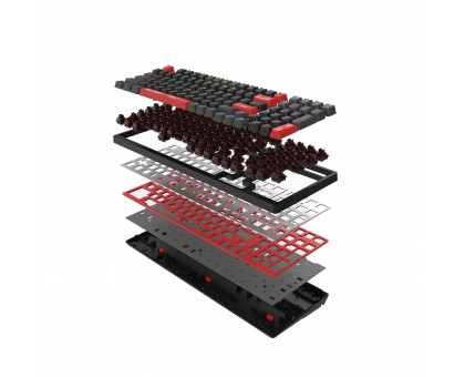 Механічна клавіатура A4Tech Bloody S98 (Bloody Red), червоні світчі, RGB підсвічування клавіш, USB, чорна Механічна клавіатура A4Tech Bloody S98 (Bloody Red), червоні світчі, RGB підсвічування клавіш, USB, чорна
