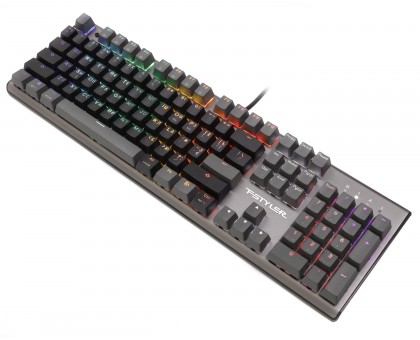 Клавіатура A4Tech FS100 (Stone Black), механічна ігрова, неонове підсвічування, USB, FS Switches, чорна Клавіатура A4Tech FS100 (Stone Black), механічна ігрова, неонове підсвічування, USB, FS Switches, чорна