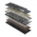Клавіатура A4Tech FS100 (Stone Black), механічна ігрова, неонове підсвічування, USB, FS Switches, чорна