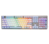 Клавіатура A4Tech FS100 (Icy Blue) механічна ігрова, неонове підсвічування, USB, FS Switches, срібляста