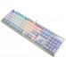 Клавіатура A4Tech FS100 (Icy Blue) механічна ігрова, неонове підсвічування, USB, FS Switches, срібляста