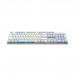 Клавіатура A4Tech FS100 (Icy Blue) механічна ігрова, неонове підсвічування, USB, FS Switches, срібляста