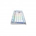 Клавіатура A4Tech FS100 (Icy Blue) механічна ігрова, неонове підсвічування, USB, FS Switches, срібляста