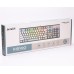 Клавіатура A4Tech FS100 (Icy Blue) механічна ігрова, неонове підсвічування, USB, FS Switches, срібляста