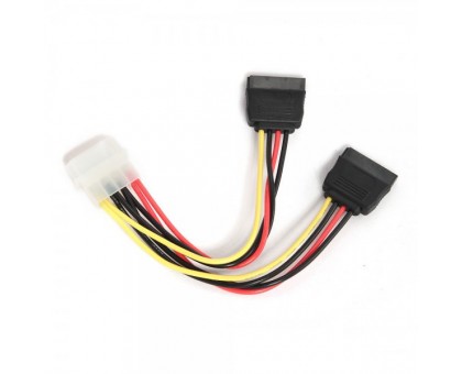 Кабель Cablexpert CC-SATA-PSY-0.3M, кабель живлення (Molex) папа+2 SATA кабель живлення, 300 мм. Кабель Cablexpert CC-SATA-PSY-0.3M, кабель живлення (Molex) папа+2 SATA кабель живлення, 300 мм.