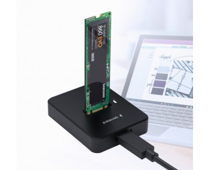 Док-станція для жорстких дисків USB Type-C Gembird DD-U3M2 M.2 SATA & NVME SSD Док-станція для жорстких дисків USB Type-C Gembird DD-U3M2 M.2 SATA & NVME SSD