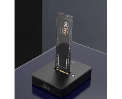 Док-станція для жорстких дисків USB Type-C Gembird DD-U3M2 M.2 SATA & NVME SSD Док-станція для жорстких дисків USB Type-C Gembird DD-U3M2 M.2 SATA & NVME SSD