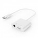 Адаптер Cablexpert A-CM-3.5FP-01, USB-C - стерео-аудио 3.5 mm + USB-C (живлення) (CDLA)
