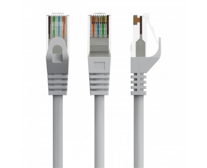 Патч корд Cablexpert PP6U-CU-7.5M, UTP, категорія. 6, литий, 50u" штекер із фіксатором, 7,5 м, сірий Патч корд Cablexpert PP6U-CU-7.5M, UTP, категорія. 6, литий, 50u" штекер із фіксатором, 7,5 м, сірий