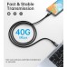 Кабель Choetech XCC-1040, преміум якість USB4 Gen 3, С-папа/C-папа, 2 м.