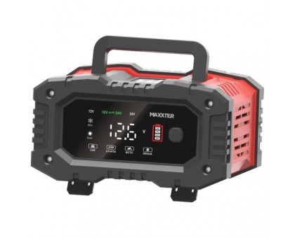 Зарядний пристрій Maxxter MX-CHR-1224V20P для АКБ 12-24В, 20А Зарядний пристрій Maxxter MX-CHR-1224V20P для АКБ 12-24В, 20А