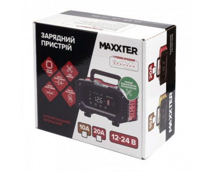 Зарядний пристрій Maxxter MX-CHR-1224V20P для АКБ 12-24В, 20А Зарядний пристрій Maxxter MX-CHR-1224V20P для АКБ 12-24В, 20А
