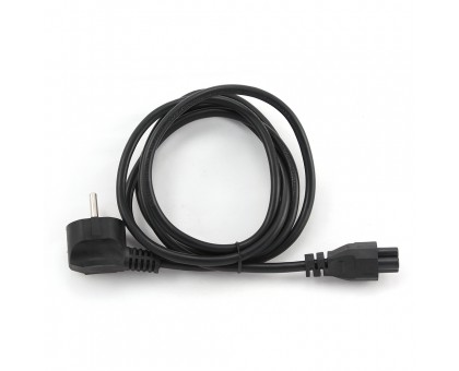 Кабель силовий Cablexpert PC-186-ML12-0.5M , довжина 0,5 м, сертифікований VDE, з заземленням для ноутбука, 3 *0.75 мм кв Кабель силовий Cablexpert PC-186-ML12-0.5M , довжина 0,5 м, сертифікований VDE, з заземленням для ноутбука, 3 *0.75 мм кв