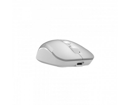 Миша бездротова A4Tech FB26CS Air2 (Icy White), Fstyler безшумна Fstyler, BT+RF (Combo), 2000DPI, USB, вбудований акумулятор, сірий+білий Миша бездротова A4Tech FB26CS Air2 (Icy White), Fstyler безшумна Fstyler, BT+RF (Combo), 2000DPI, USB, вбудований акумулятор, сірий+білий