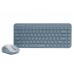 Комплект клавіатура+мишка A4Tech FG3200 Air2 (Blue) Fstyler, бездротовий, колір блакитний